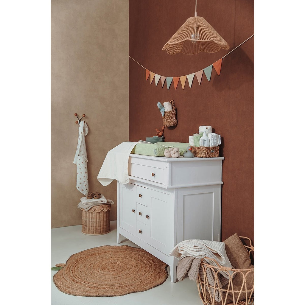 Muselina Lavada Gde Meyco Gingko Off White Sand Pack De 2