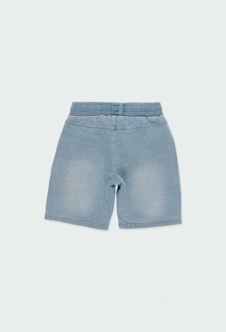Bermudas Boboli felpa denim elástica