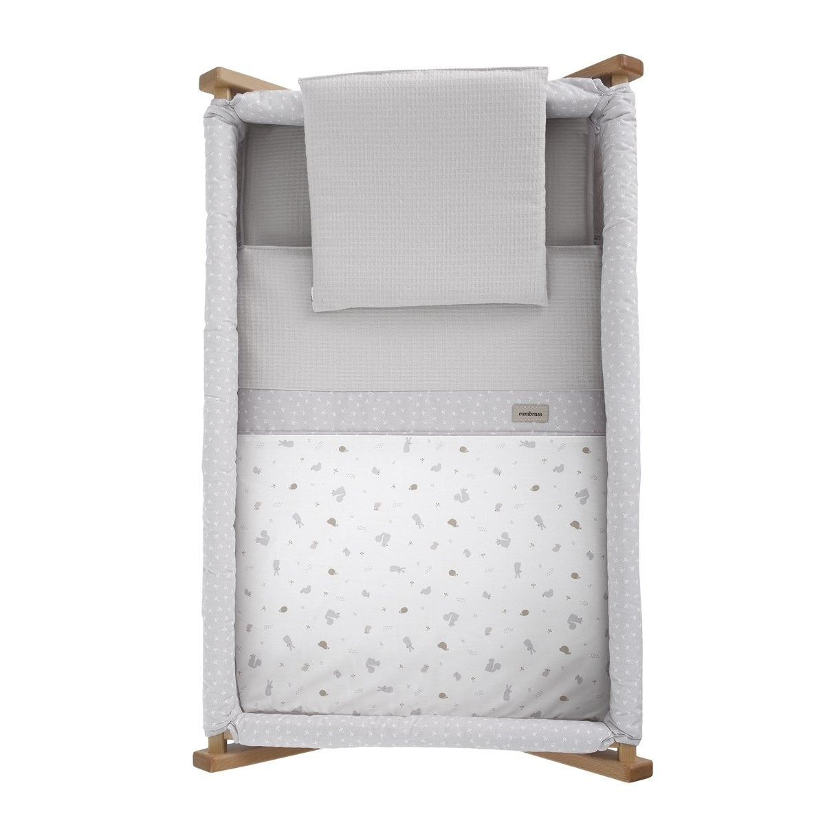 Minicuna tijera madera natural Cambrass Ardi