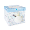 Caja regalo con Conejito pompón blanco 25 cm DouDou Et Compagnie