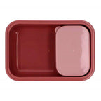Caja Bento Tutete Stripes Leaves Pink