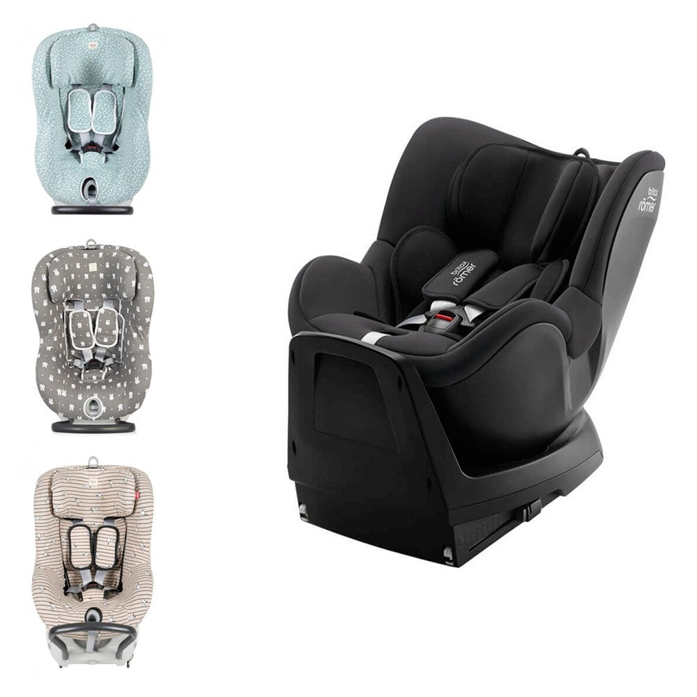 Silla auto Britax Römer Dualfix Plus con funda protectora