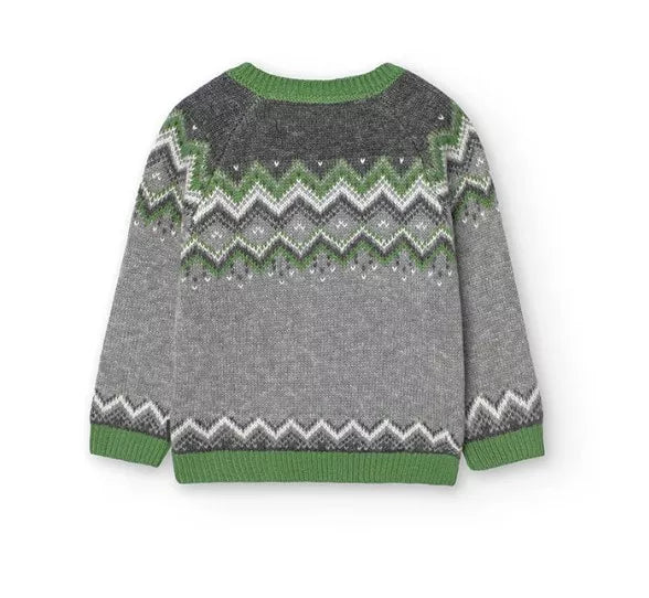 Jersey Boboli tricotosa jacquard