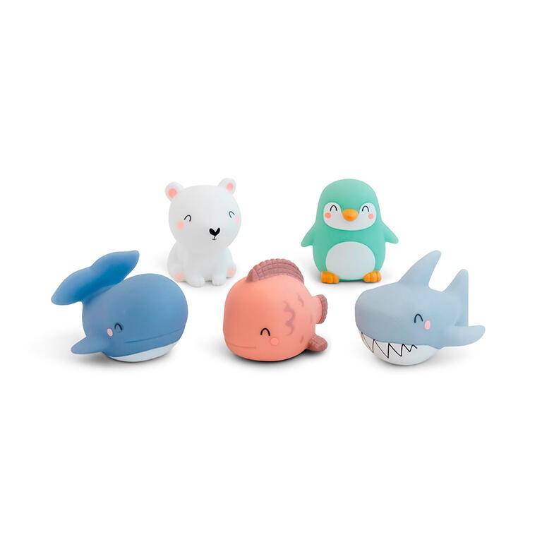 Set de 5 juguetes de baño Saro Polaris