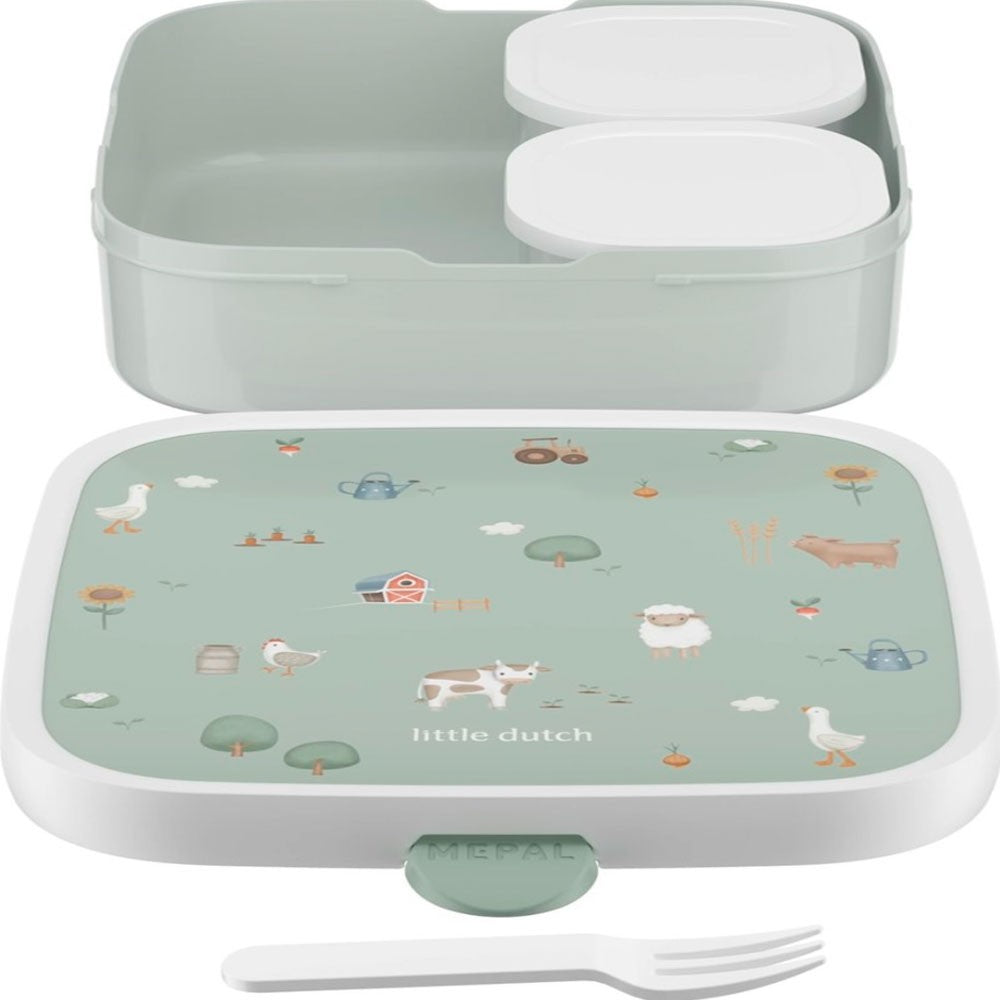 Caja bento Little Dutch campus grande pequeña granja