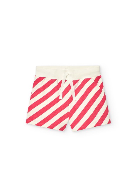 Short Boboli punto relieve listado