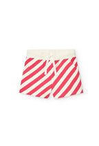 Short Boboli punto relieve listado