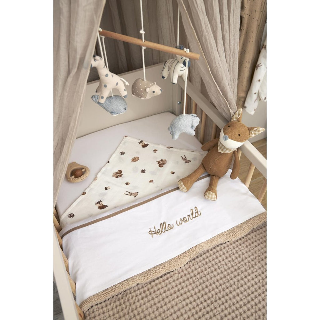 Muselina Mediana Meyco Forest Animals Toffee Pack De 3
