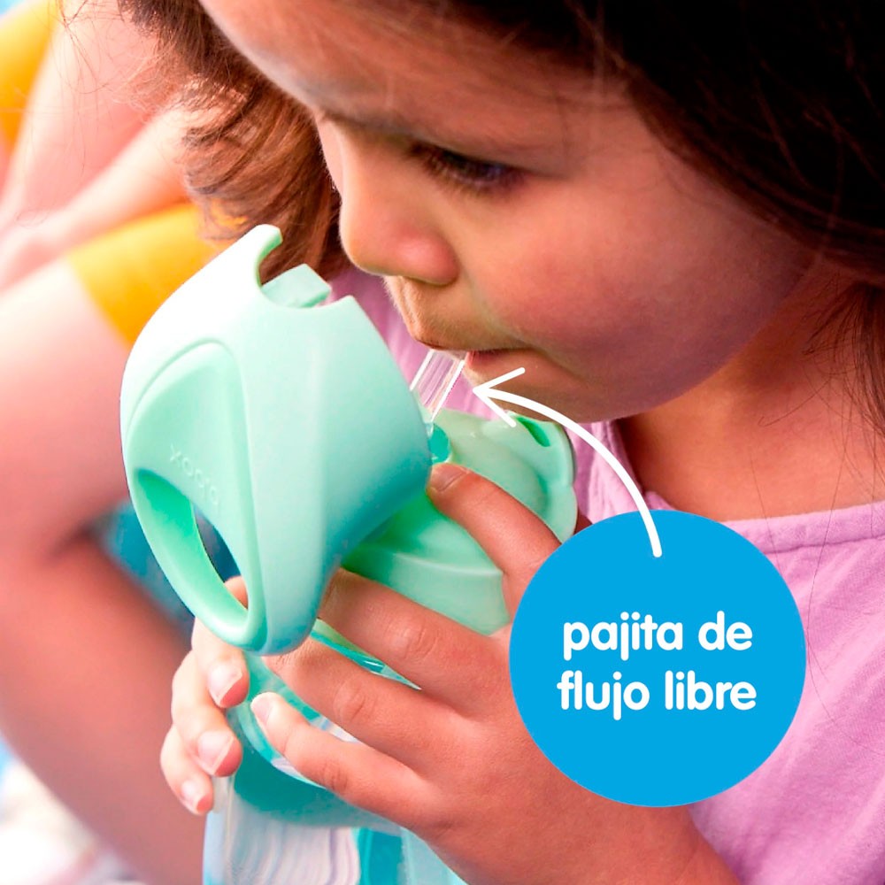 Botella Junior B.Box con pajita 380ml