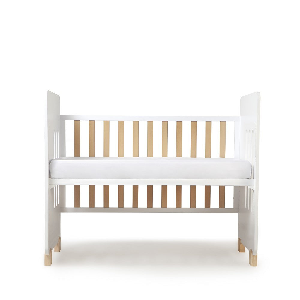 Cuna colecho Interbaby STAR NATURE incluye ruedas y patas natural