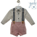Conjunto bebé con tirantes Yoedu Estela