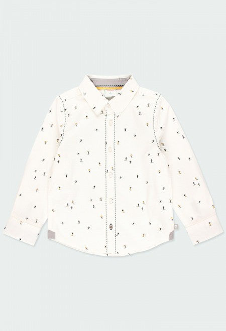 Camisa Boboli popelín estampada