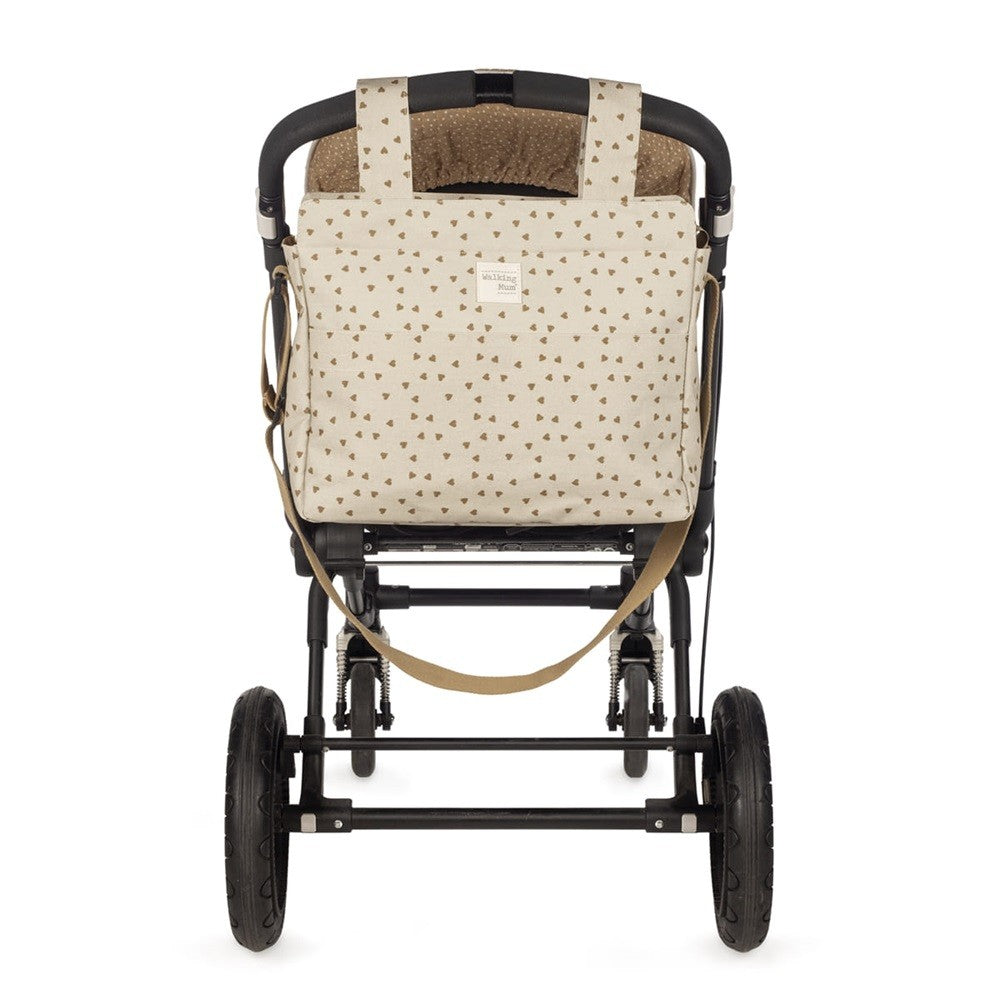 Bolsa Canastilla Walking Mum Poppy Corazones