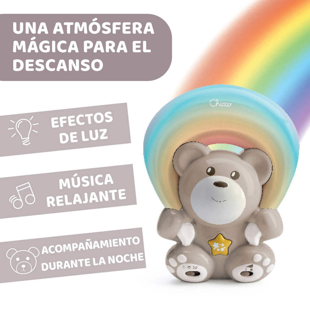 Osito Proyector Chicco Arcoíris