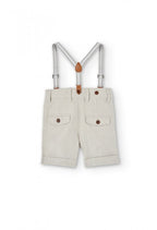 Bermudas Boboli lino con tirantes