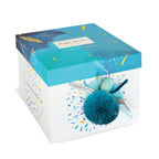 Caja regalo con Conejito pompón pavo 25 cm DouDou Et Compagnie