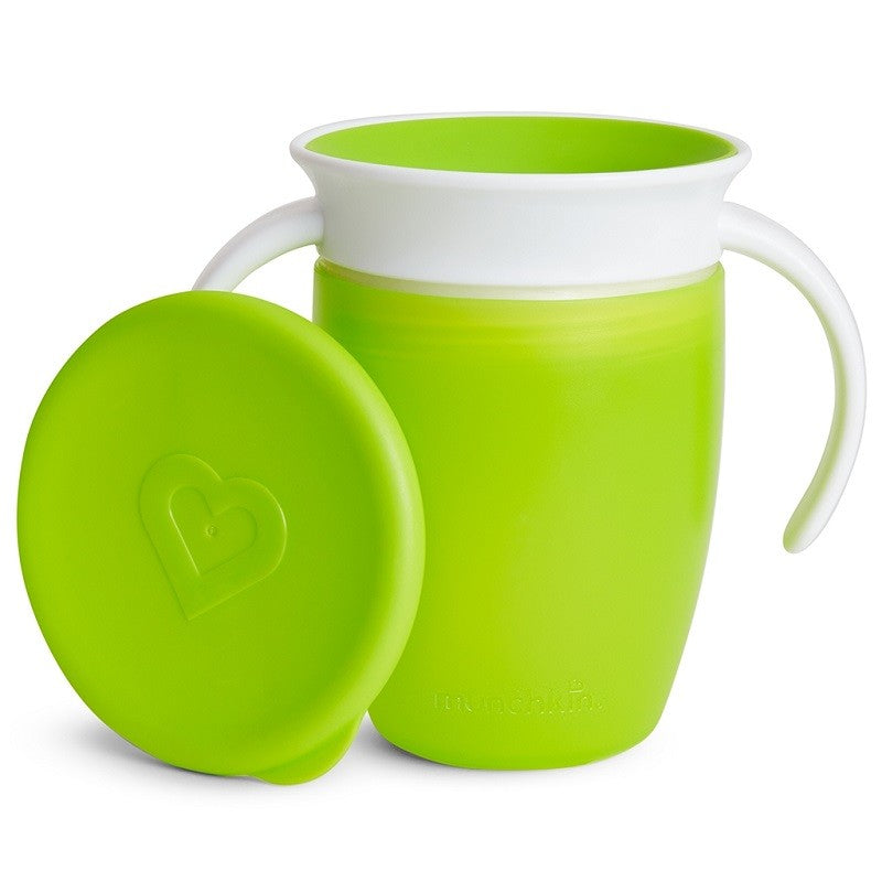 Taza antigoteo Miracle 360º Munchkin con asas y tapa 200ml
