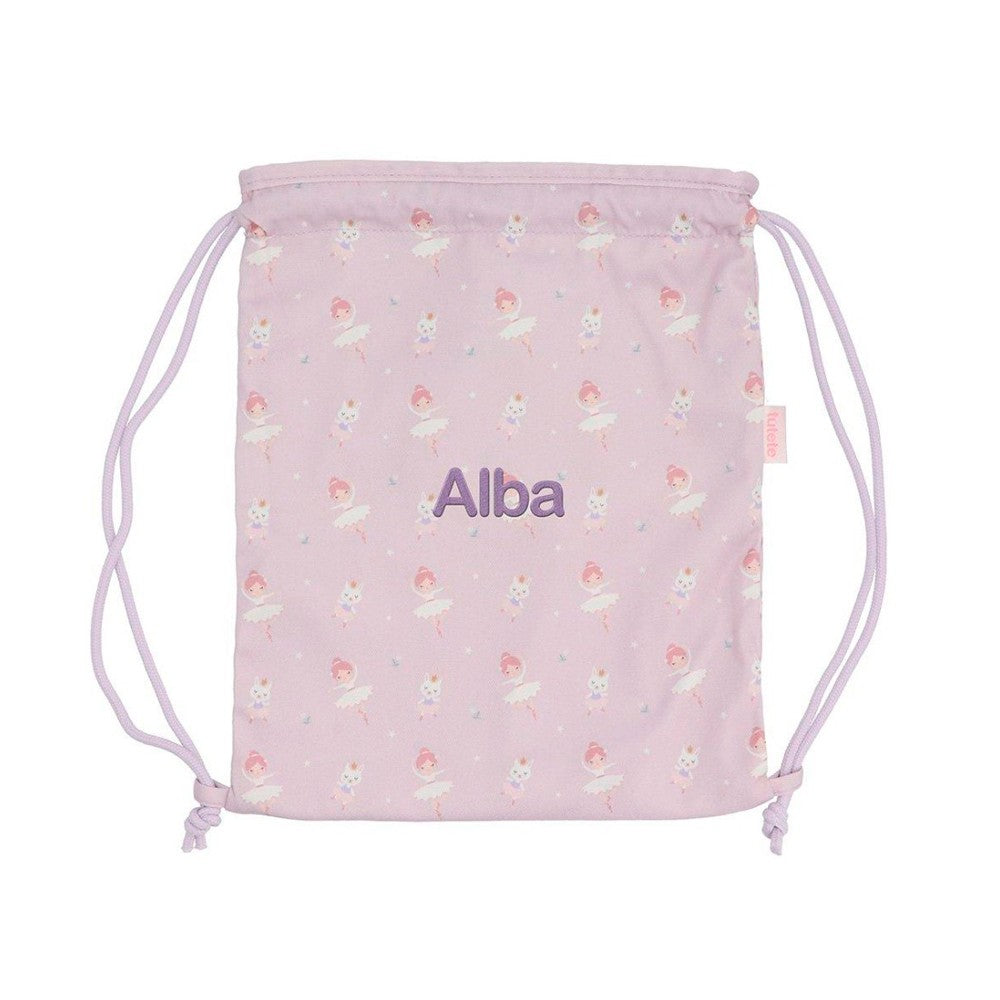 Mochila Saco Tela Tutete Ballet Personalizable