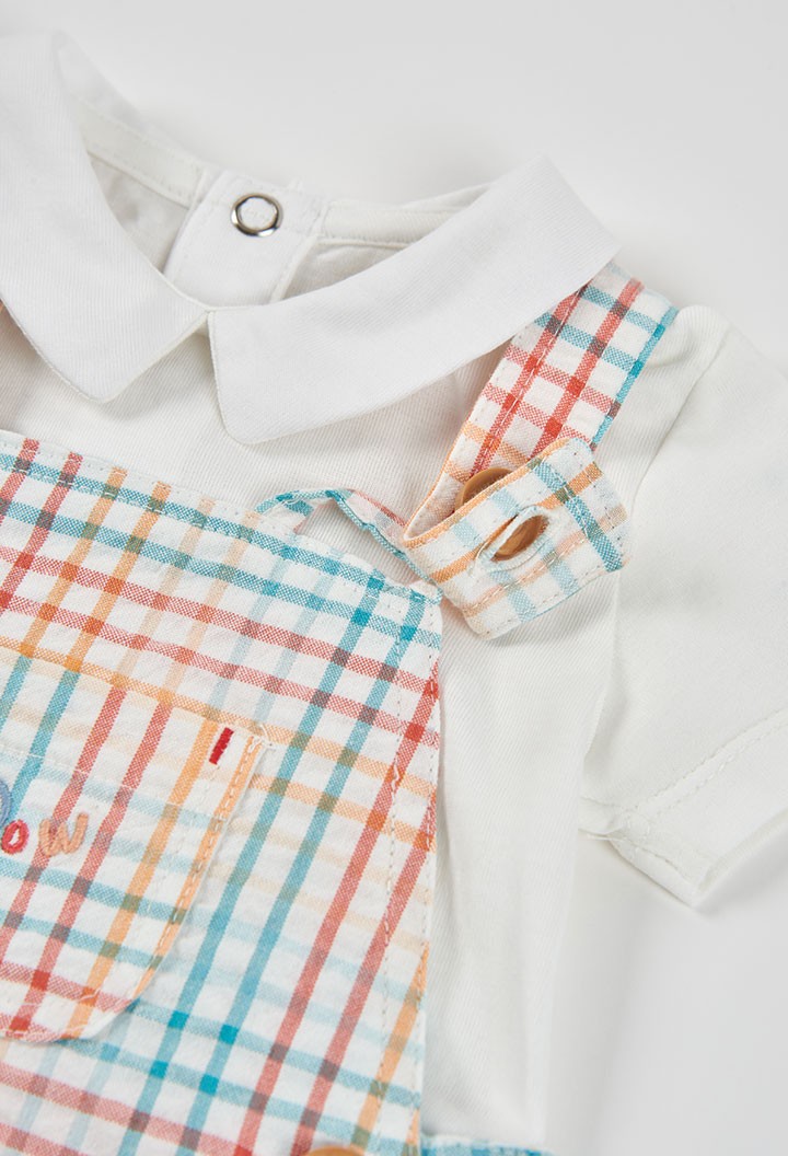 Conjunto Boboli punto con cuadros