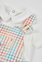 Conjunto Boboli punto con cuadros