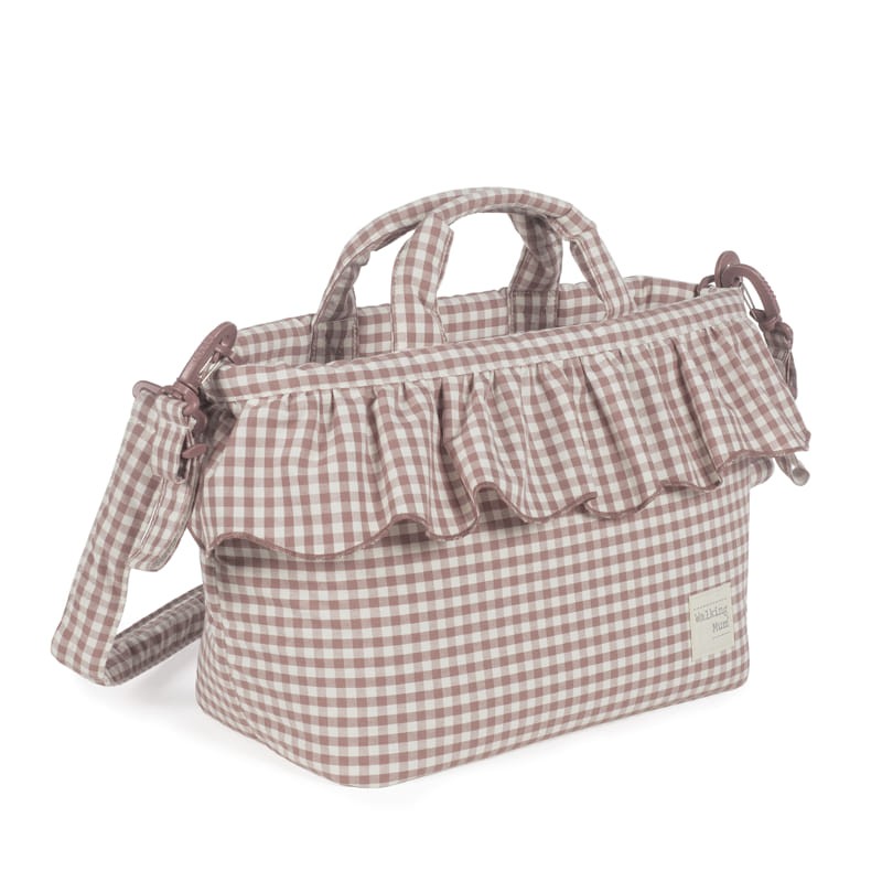 Bolsa Canastilla Walking Mum Praliné Vichy