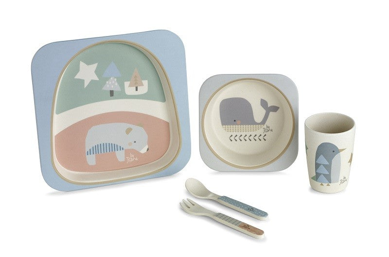 Set Vajilla JANE Microondas bambú