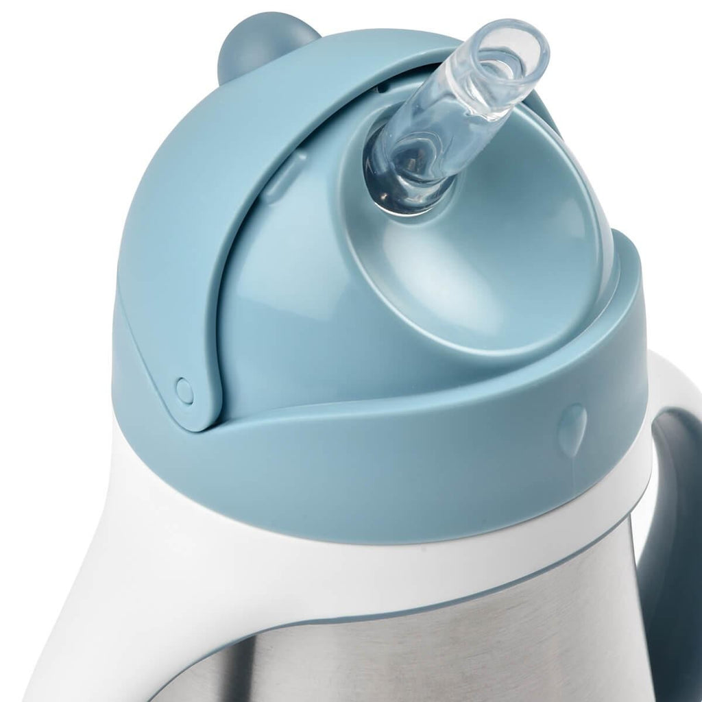 Taza de aprendizaje con pajita y cantimplora inoxidable Beaba 250ML