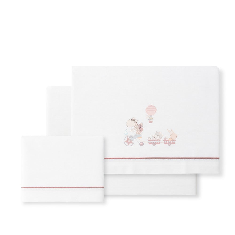 Tríptico Sábanas Interbaby Cuna con Chupetero de Regalo