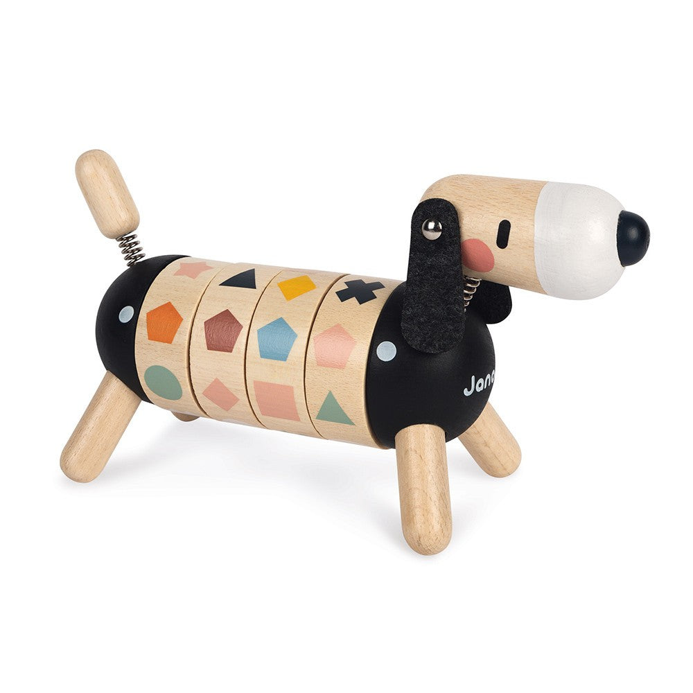 Perrito de formas y colores Janod Sweet Cocoon