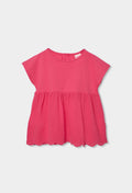 Camiseta Boboli punto combinada