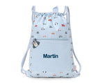Mochila saco impermeable Tutete City Cars Personalizable