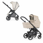 Cochecito Duo Bebecar PRATIKA KP-372 polipiel beig