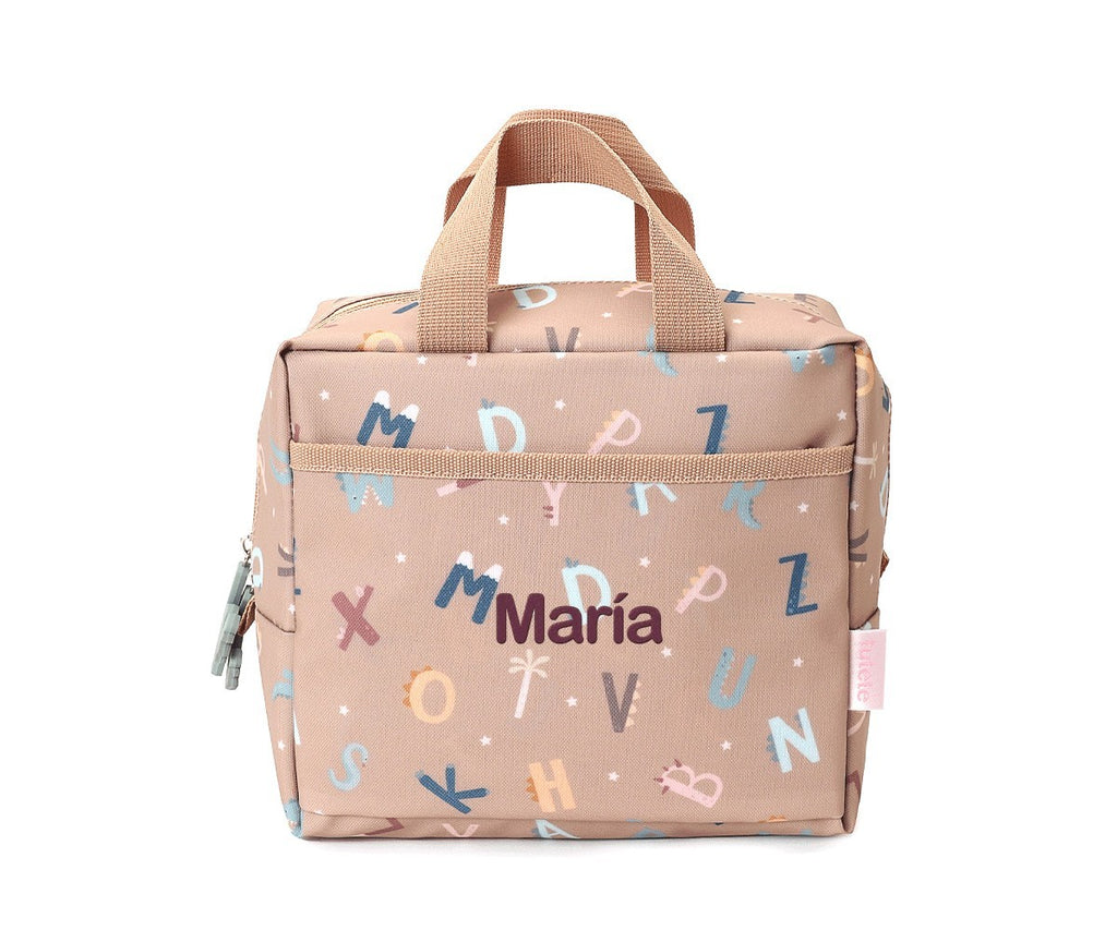 Bolsa Merienda térmica Tutete Funny Letters Personalizable