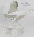 Cochecito para bebe Reborn Bytax NANA Burbuja Beige