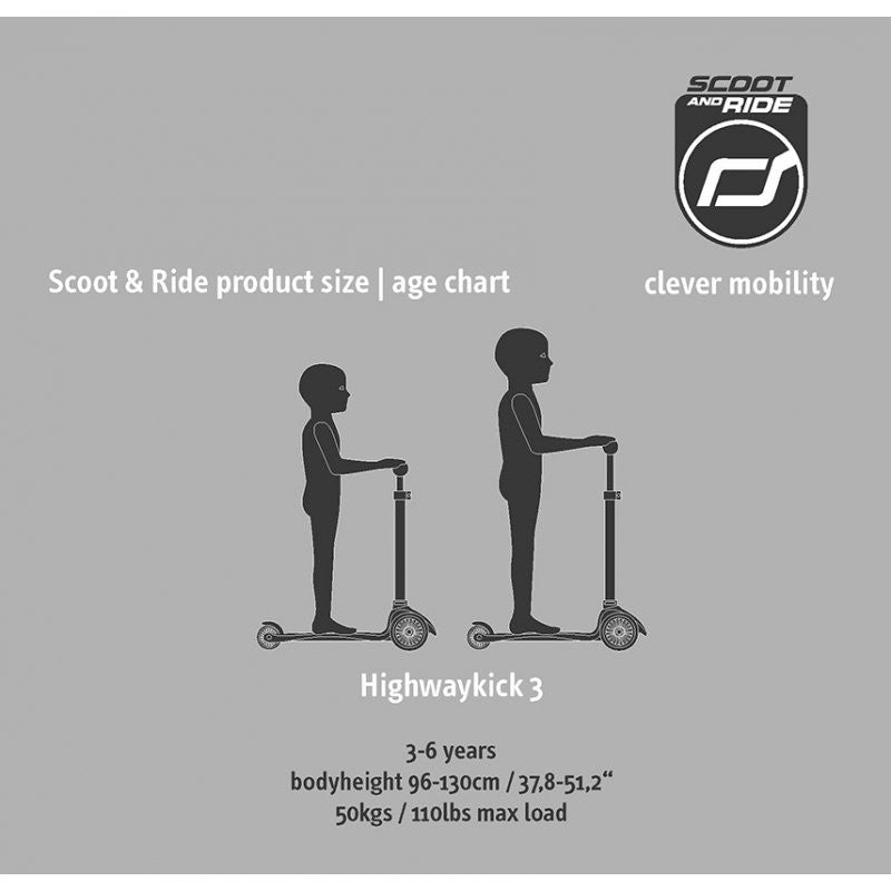 Patinete Scoot and Ride HIGHWAYKICK 3 LED
