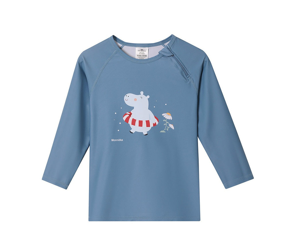 Camiseta Protección Solar Monnëka Manga larga Hippos