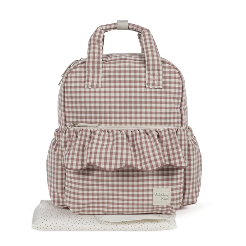 Mochila Praliné Walking Mum Vichy