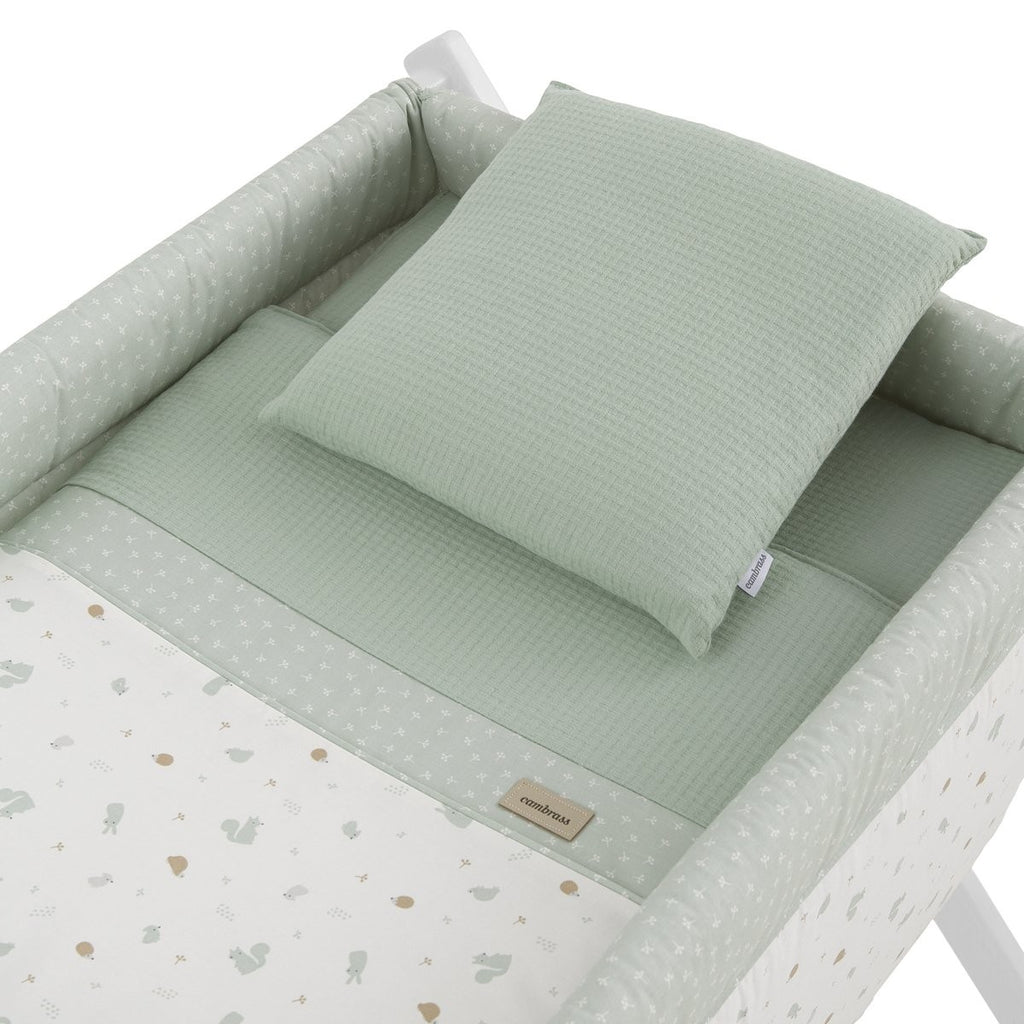 Minicuna tijera madera blanca Cambrass Ardi