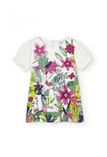 Vestido Boboli punto elástico floral