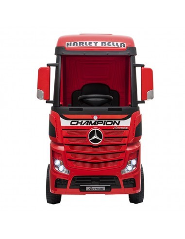 Camión Eléctrico 35Wx2 Qplay Mercedes Actros Rojo