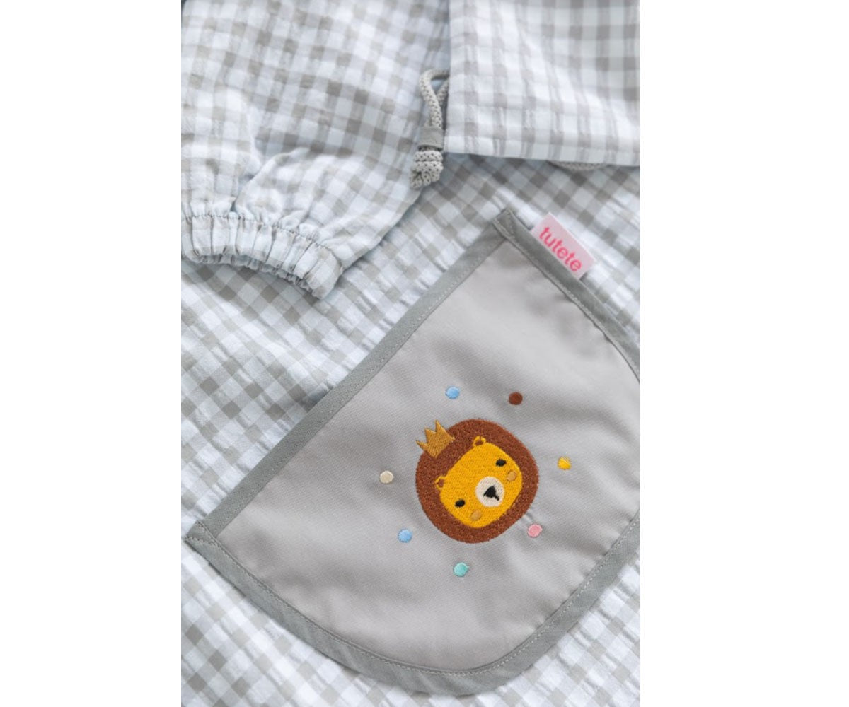 Babi Tutete Lola con Bolsillo Central Animal Friends Personalizable