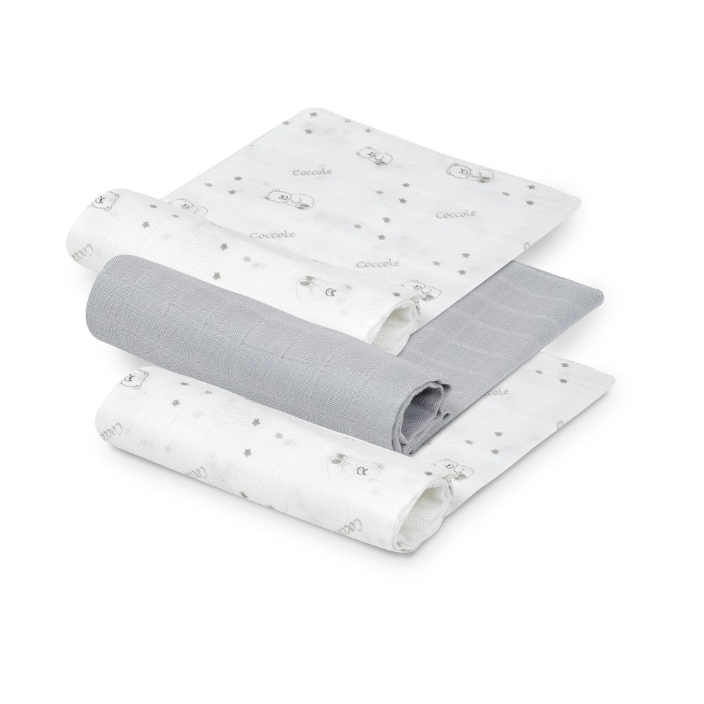 Pack 3 Gasas Interbaby Bambú