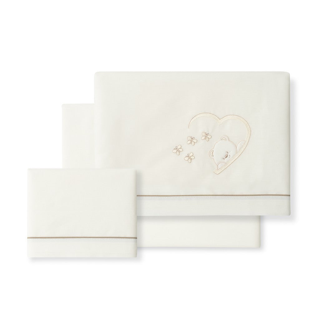 Tríptico Sábanas Interbaby Cuna con Chupetero de Regalo