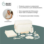Neceser de higiene Babymoov para cuidado del bebe Curl White