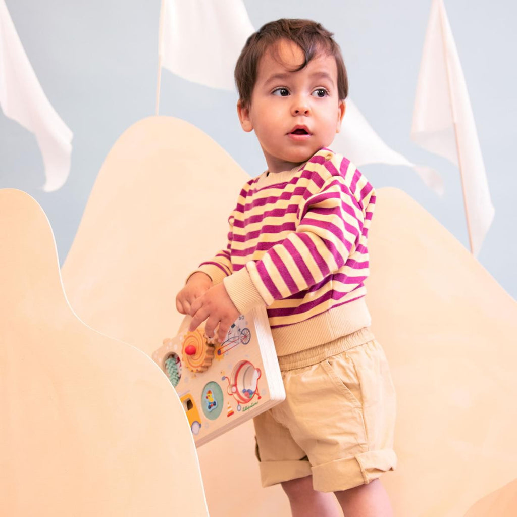 Maleta de Lilliputiens descubrimiento en camino