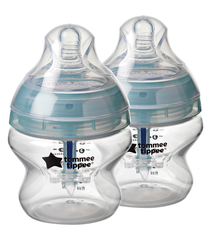 Biberón Tommee Tippee Tubo y Valvula Anticólico 150 ml x 2 unidades