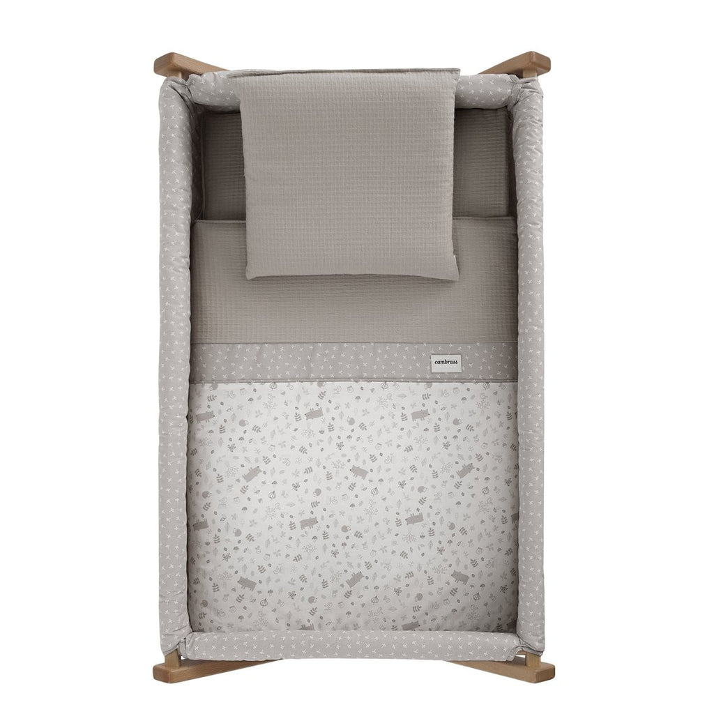 Minicuna tijera madera natural Cambrass Abete