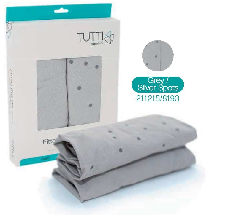 Pack de dos Sábanas ajustables TUTTI BAMBINI Cozee
