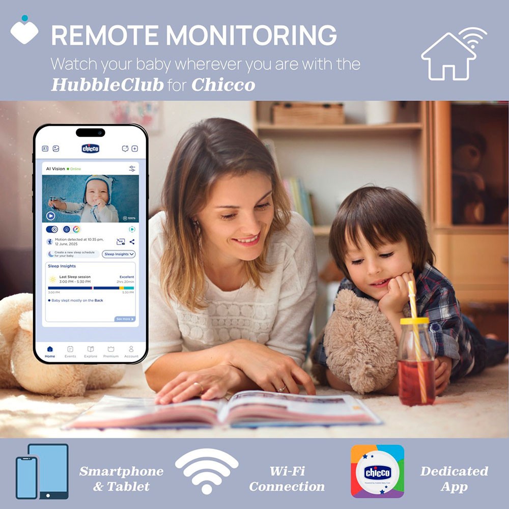 Vigilabebés Baby Chicco Monitor WIFI