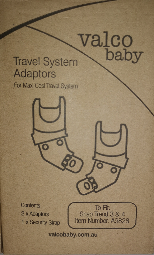 Adaptador Valco Baby Snap Trend 3/4 y Snap Duo Trend para Grupo 0